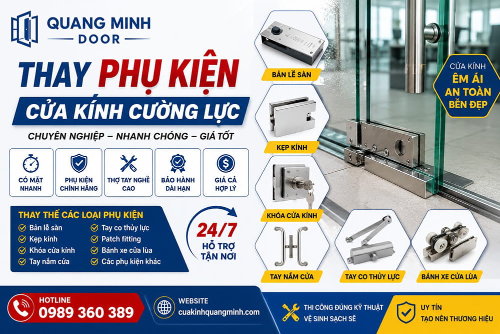 thay phụ kiện kính cường lực