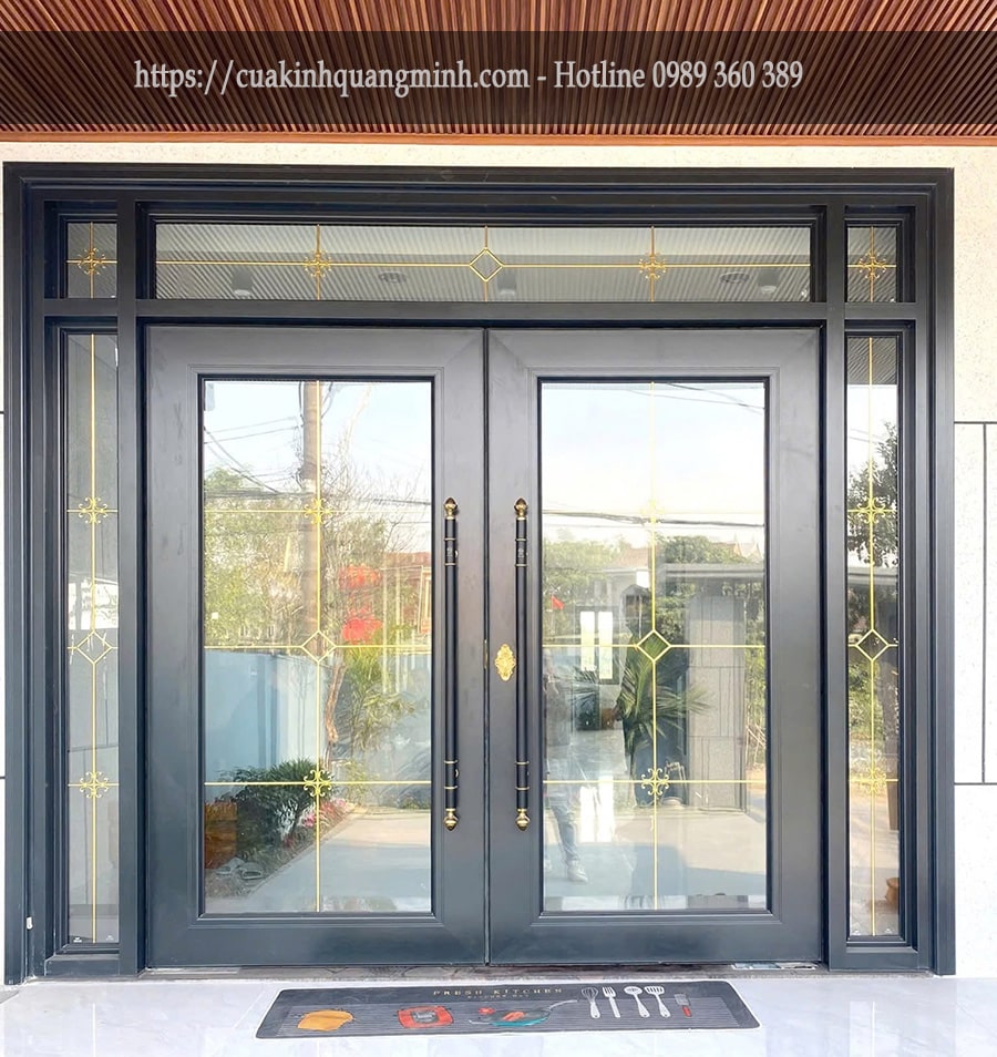 cửa nhôm kính thuỷ lực