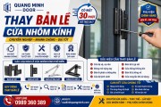 Thay Bản Lề Cửa Nhôm Kính Chuyên Nghiệp Tận Nơi